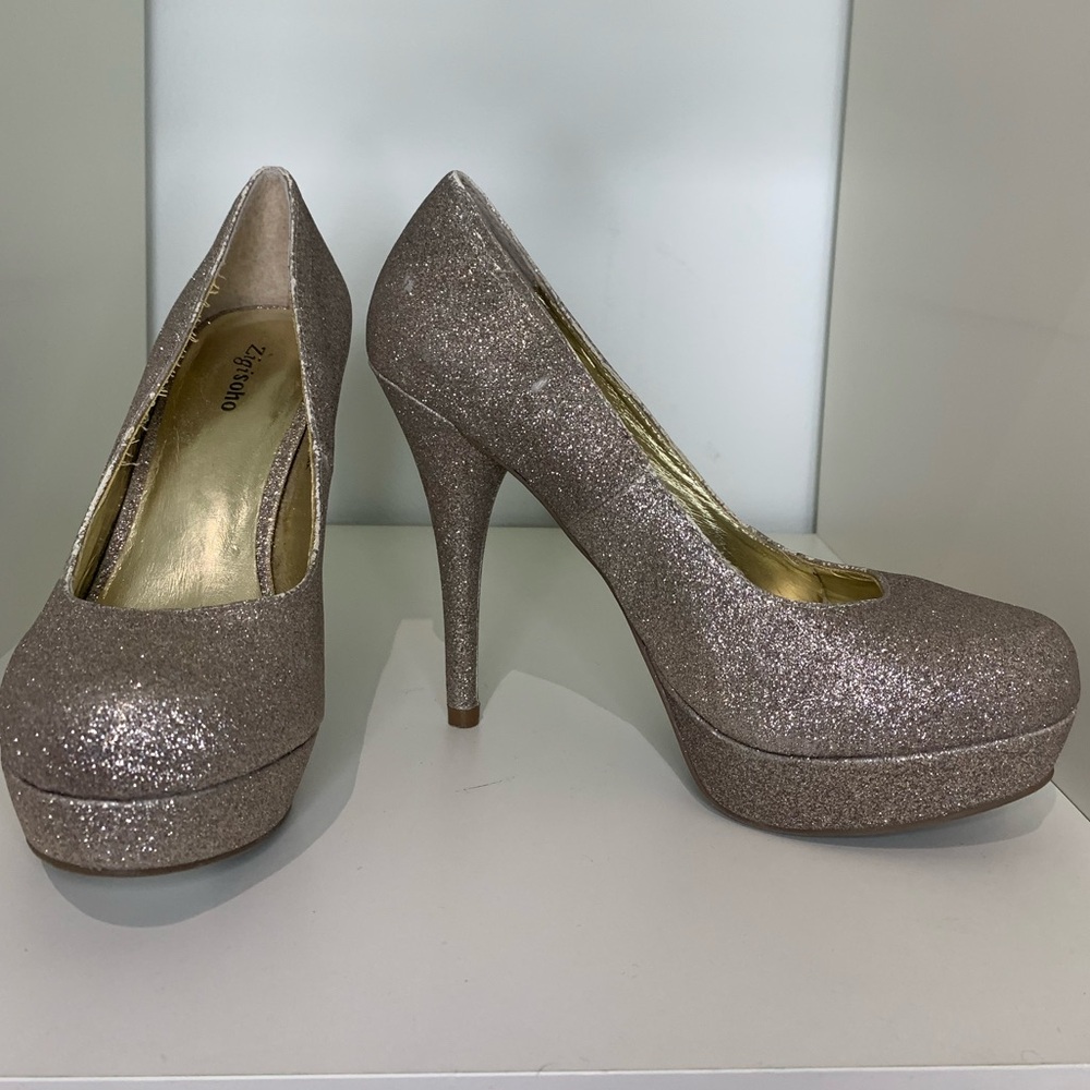 Glitter Heels 6.5